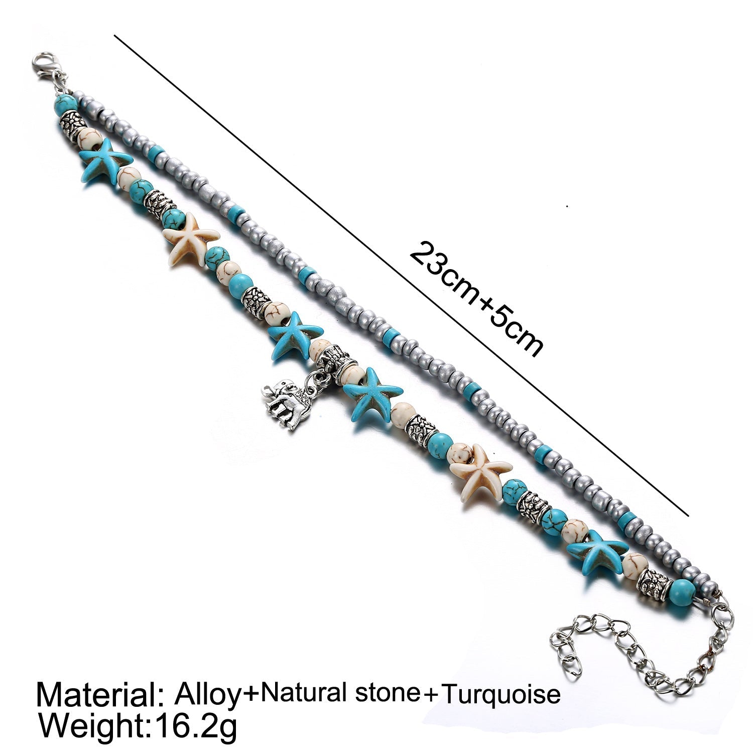 Multipurpose Ocean Charms Anklet