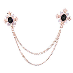 Creative geometric brooch on a collar image 8