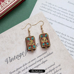 Artfully designed earrings with cultural inspiration