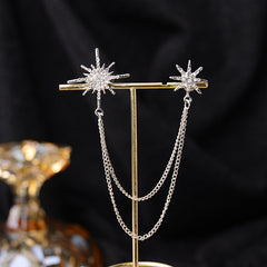 Showcasing intricate rhinestone detail layout