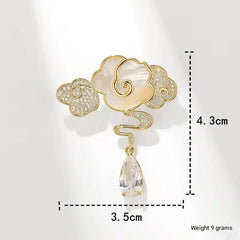 Unique Decorative Pin with Crystal Details Image 3