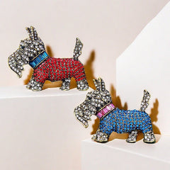 Cute dog pin brooch for fashion accessory 2