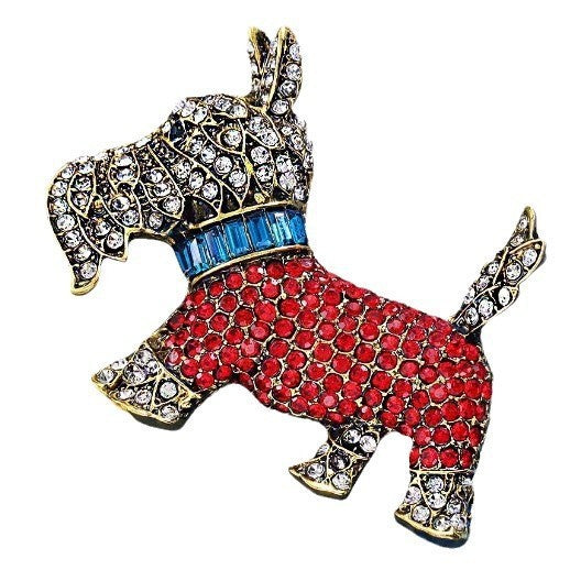 Stylish vintage brooch with animal motif 4
