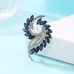 Stylish floral brooch pin design 1