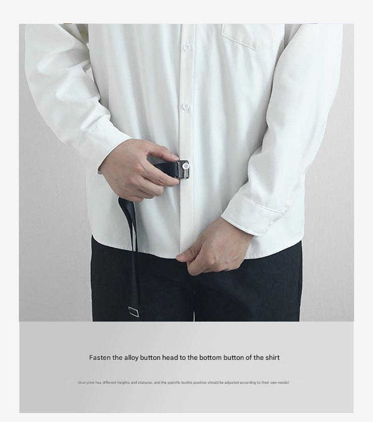 Shirt stay for maintaining a wrinkle-free look