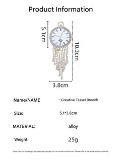 Lightweight alloy brooch for everyday wear