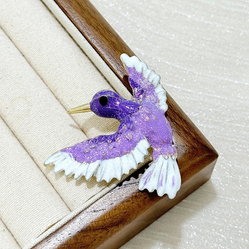 Elegant styling of brooch with outfit