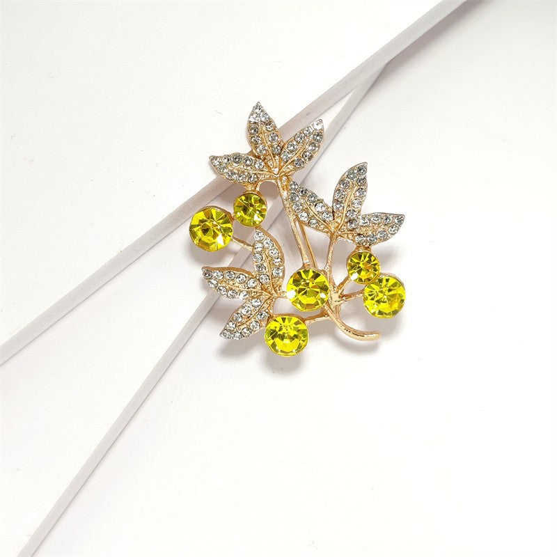 Unique accessory brooch in use