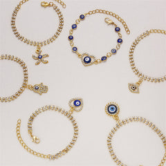 Close-up of adjustable double-layer bracelet design