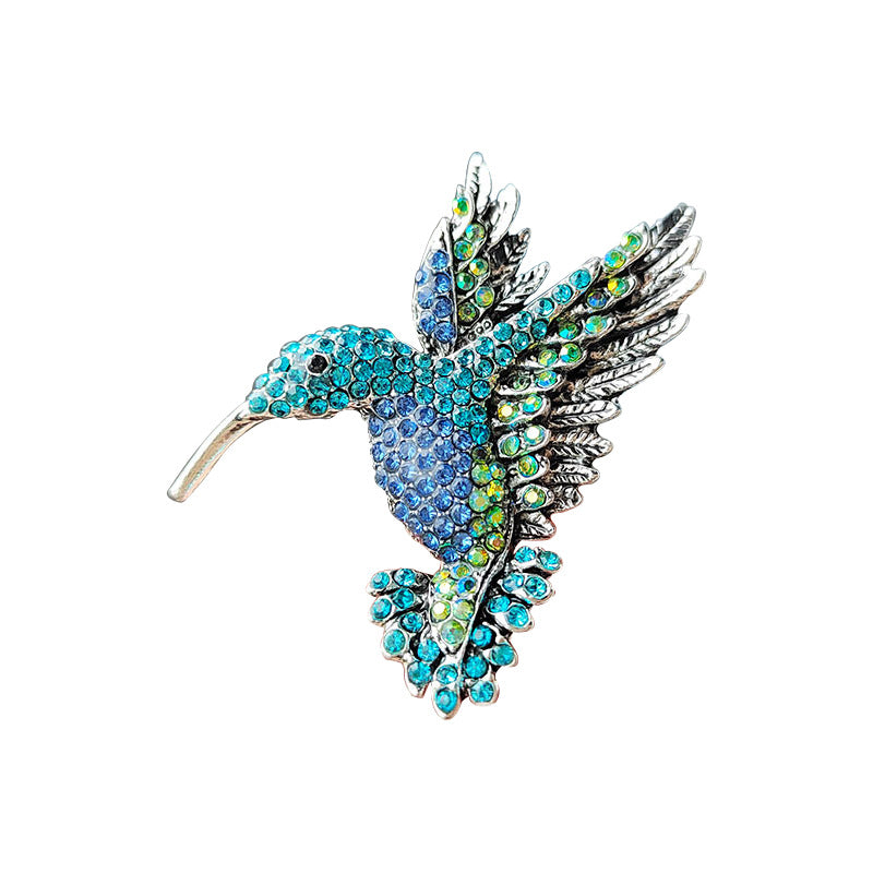 Back view of Stylish Rhinestone Brooch