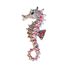 Durable Alloy Seahorse Brooch - Image 5