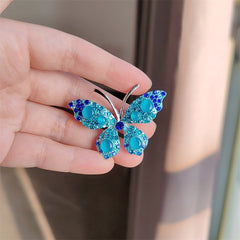 Elegant butterfly fashion pin - image 2