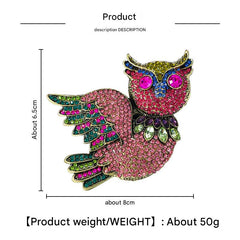 owl brooch enhancing winter fashion