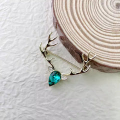 fashion forward angle of crystal pin