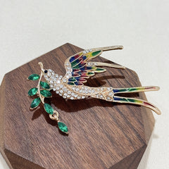 Brooch pin on a formal blazer