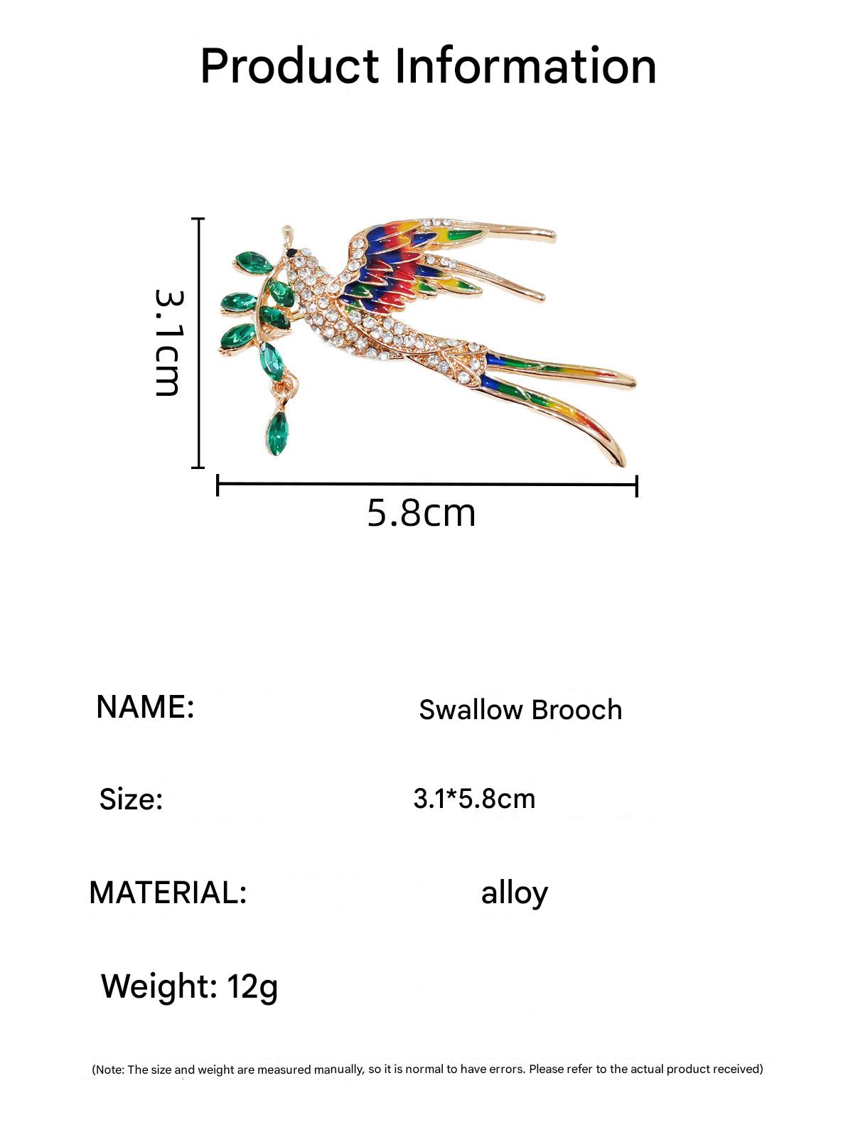 Stylish brooch in spring fashion