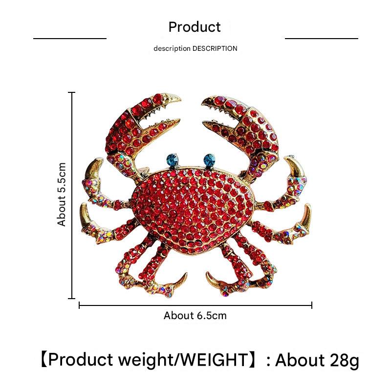 Crafted Alloy Crab Brooch Showcase - Image 10