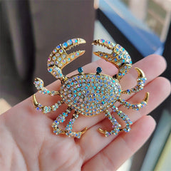 Rhinestone Crab Pin for Hats - Image 8