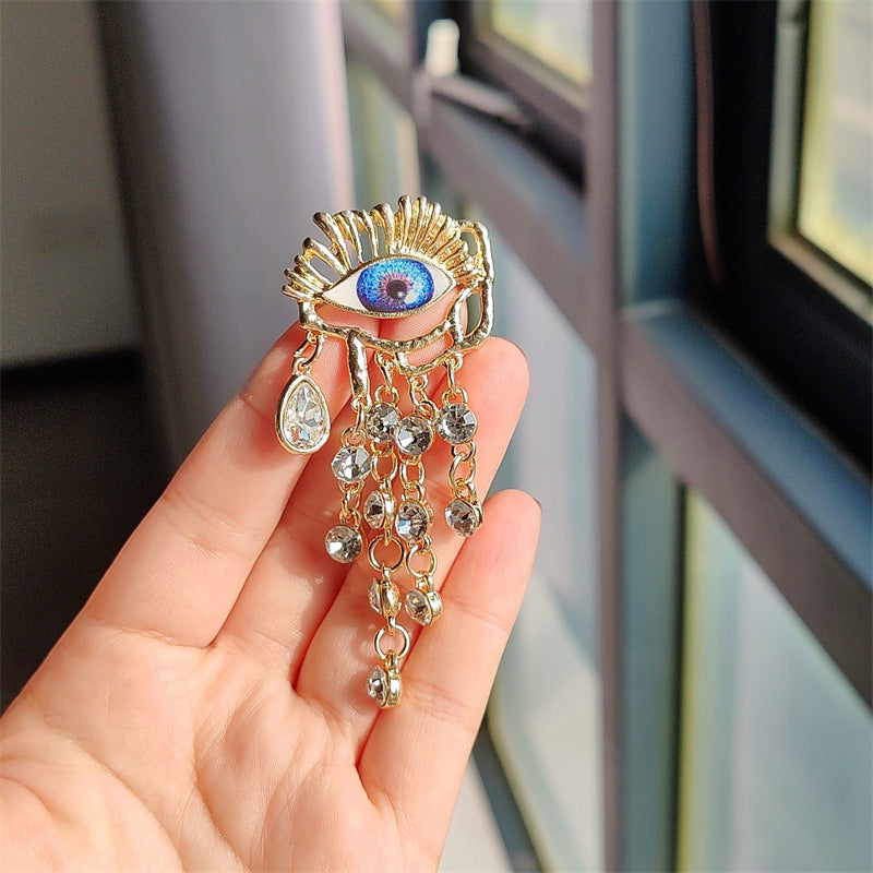 Fashion accessories showcase featuring brooch