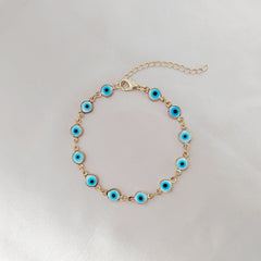 Close-up of Turquoise Blue Stone Bracelet