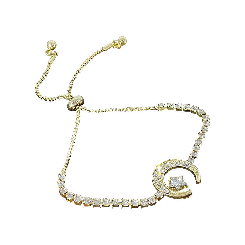 Flat Lay View of Zirconia Bracelet