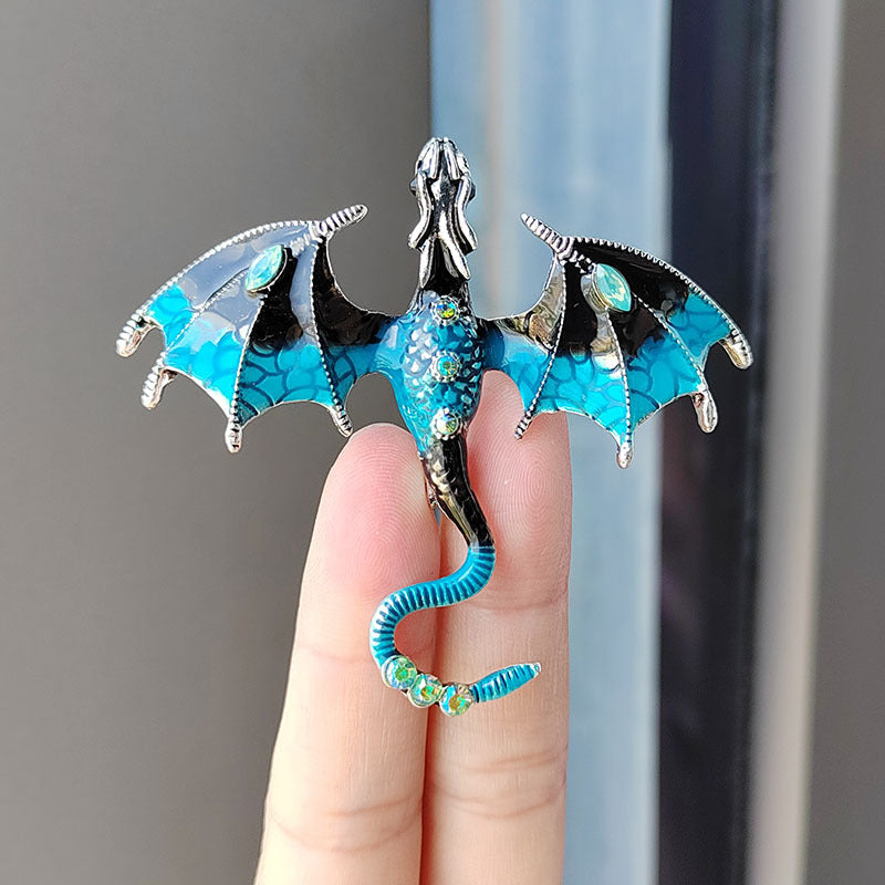 sparkling animal-themed brooch