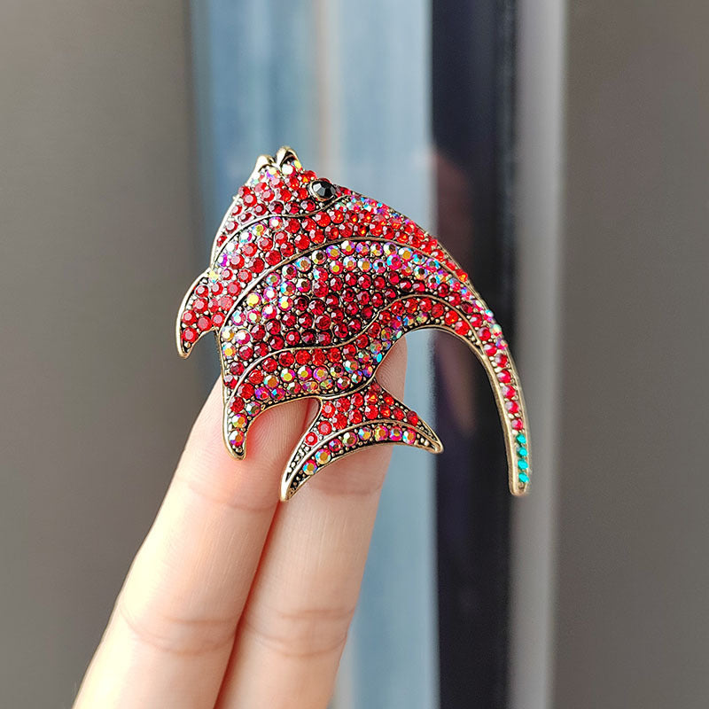 Vibrant Cartoon Style Brooch