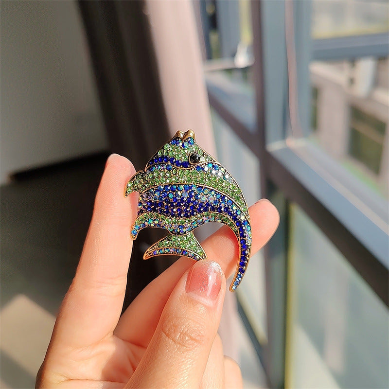 Red Tropical Fish Brooch