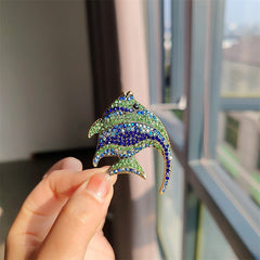 Vibrant Cartoon Style Brooch