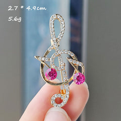 Heart-Shaped Pin with Electroplated Finish