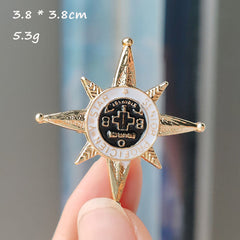High-quality alloy used in brooch design