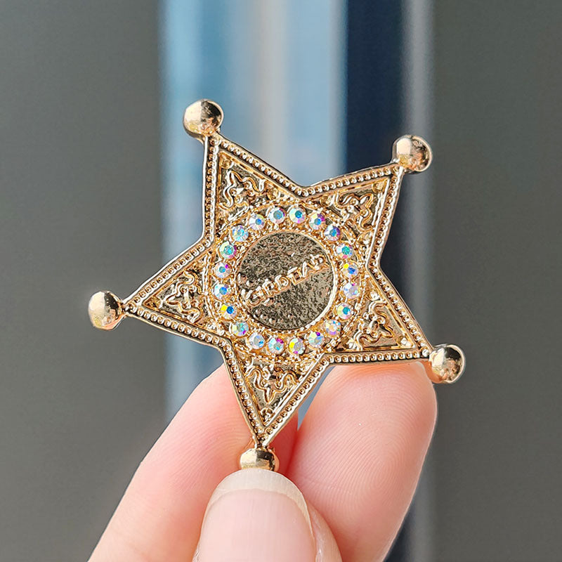 Various animal motifs on vintage brooch
