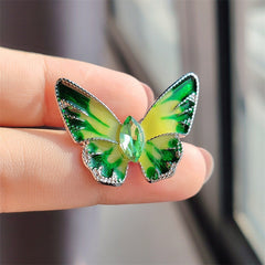 Decorative brooch pin on a bag