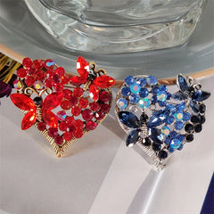 Elegant Brooch next to a stylish dress