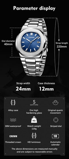 Various Colour Options of Men's Watch