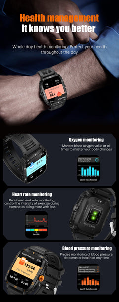 Smart Sports Watch with Silicone Band - Image 5