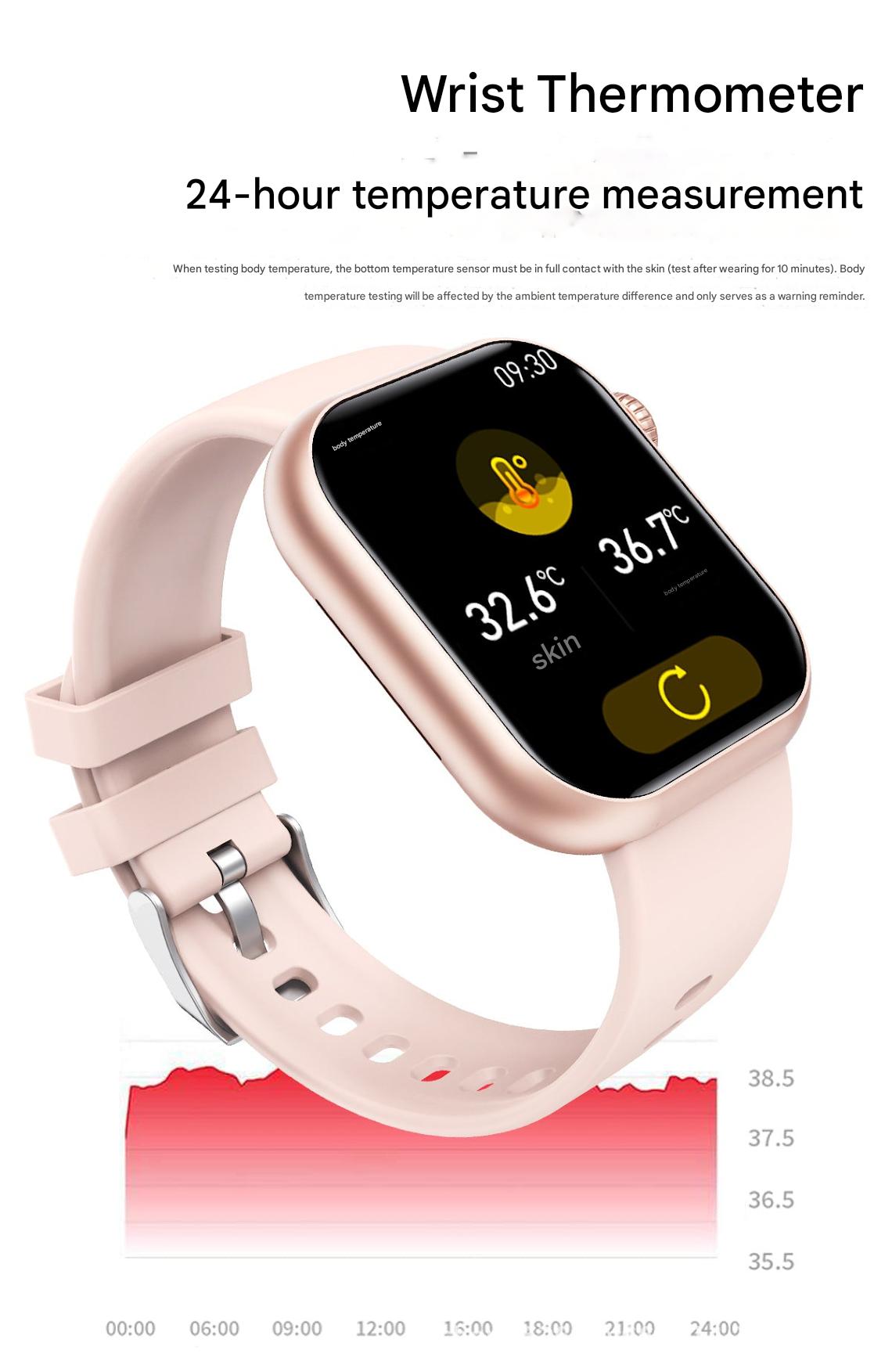 F57 smartwatch worn on wrist highlighting fitness tracking features