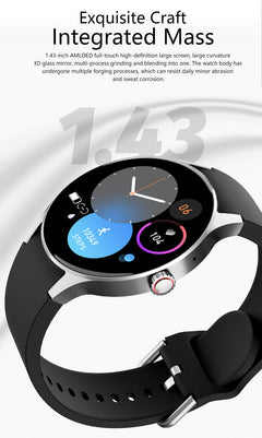 User wearing smart fitness watch while exercising