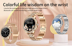Smartwatch displaying fitness tracking capabilities