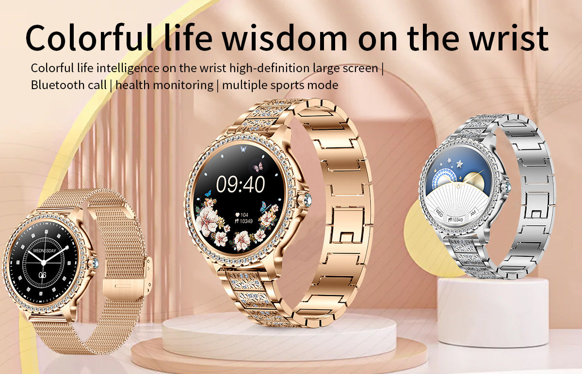 Smartwatch displaying fitness tracking capabilities