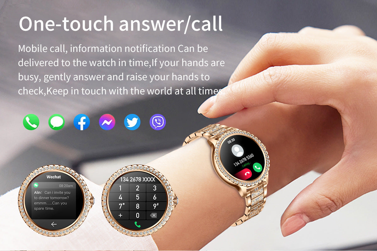 Smartwatch featuring stylish customisation options