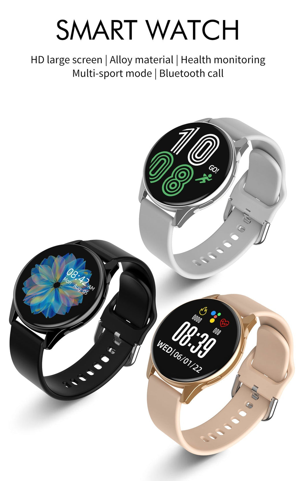 LIGE smartwatch on wrist