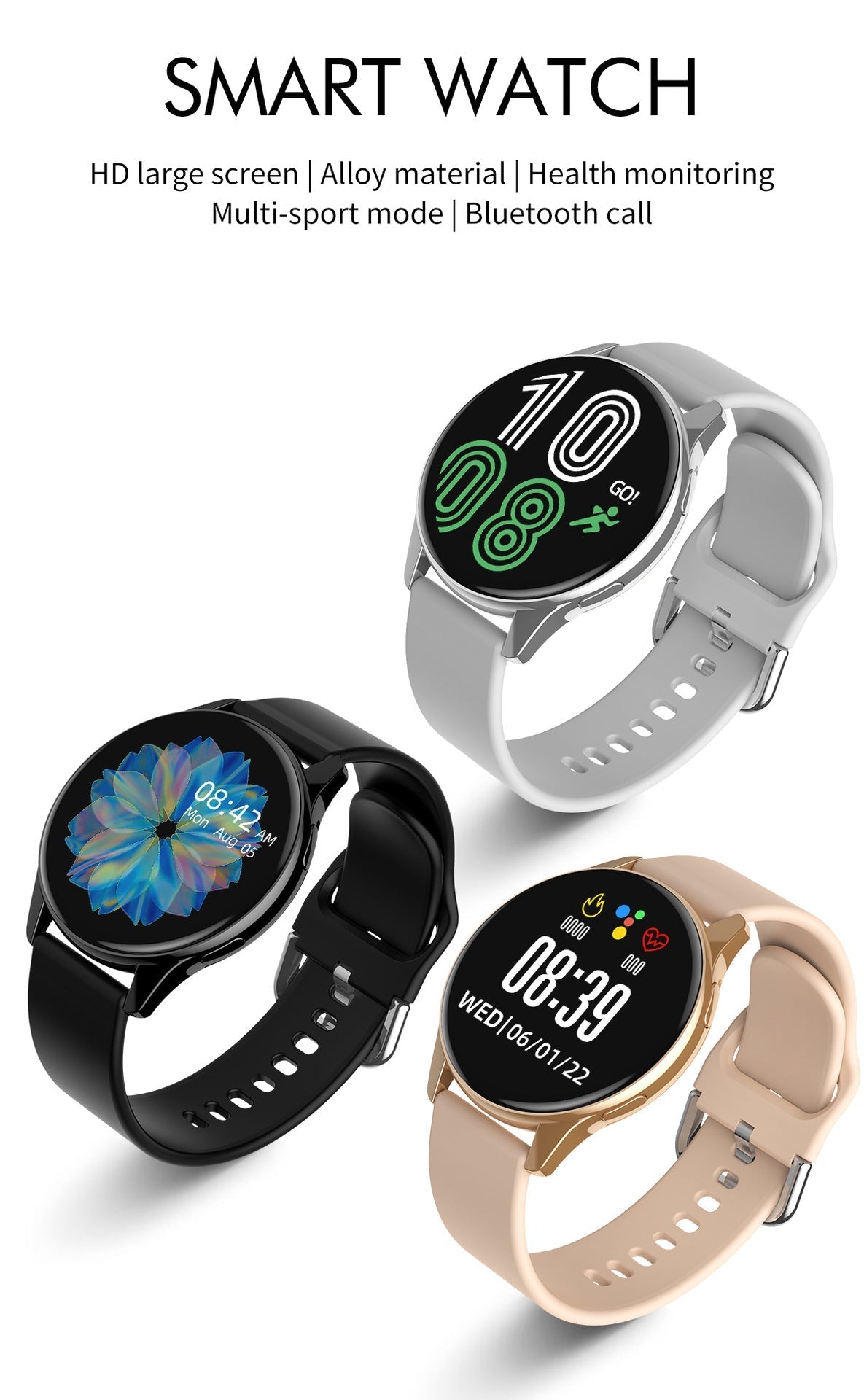 LIGE smartwatch on wrist