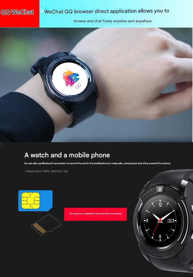 V8 Smart Watch displayed on a stylish desk
