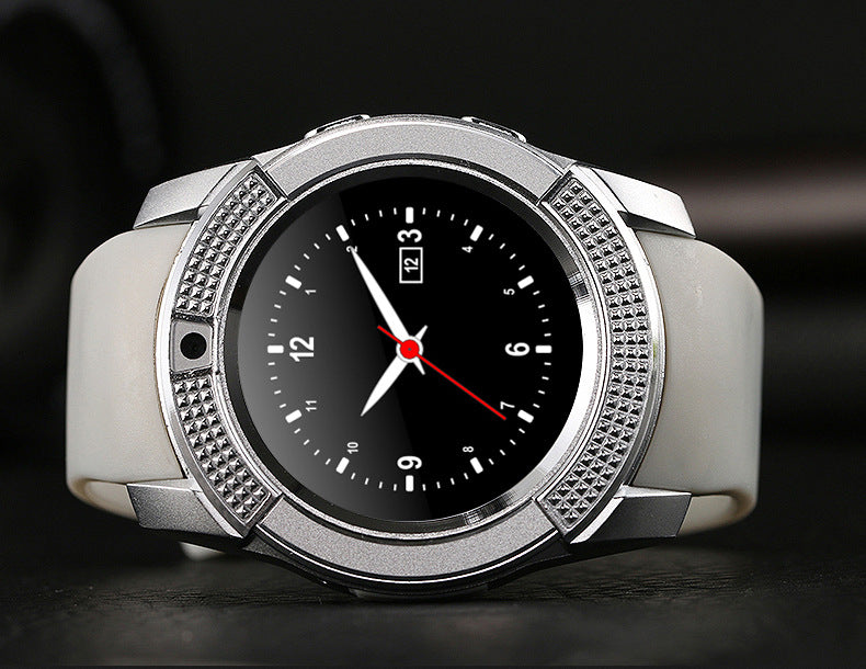 Smart Watch showing health metrics on display