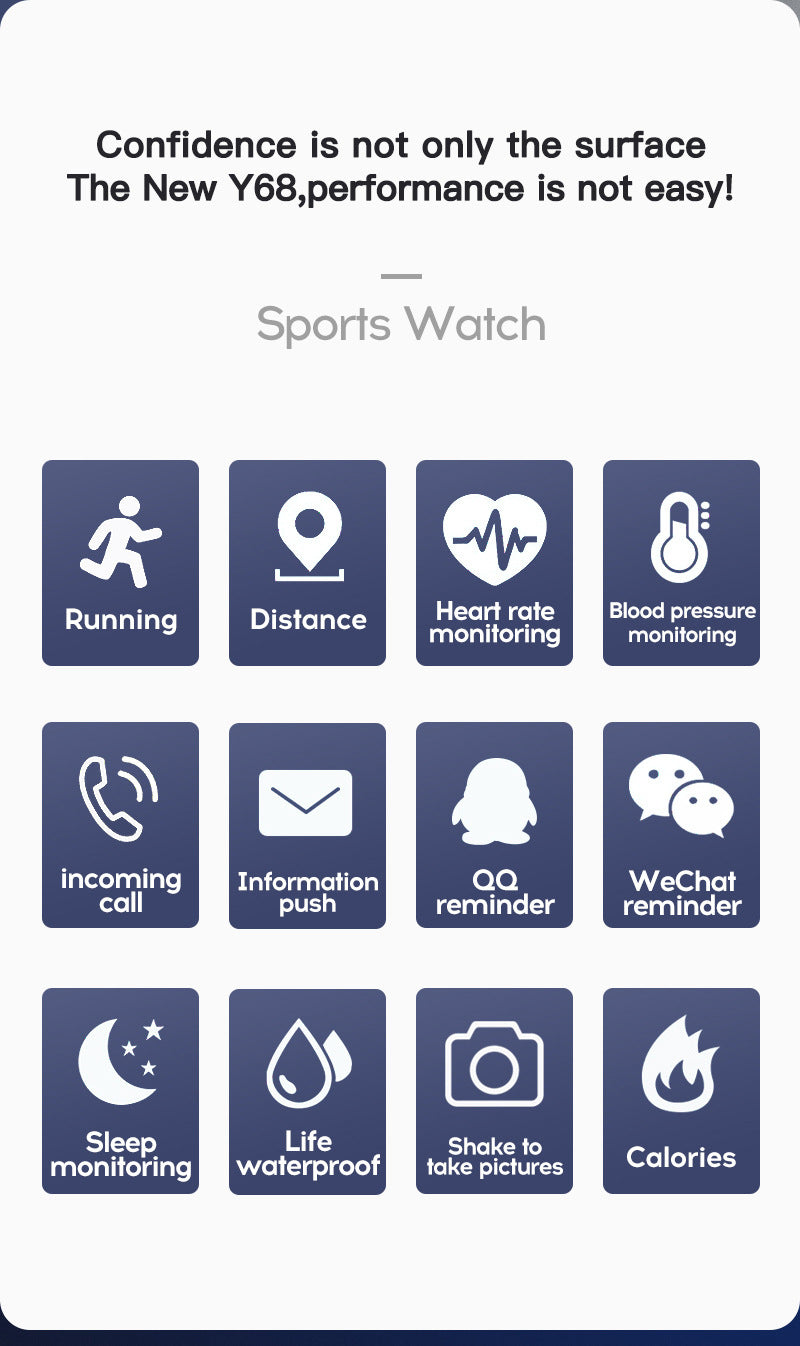 Smart Fitness Watch with Health Monitoring Functionality
