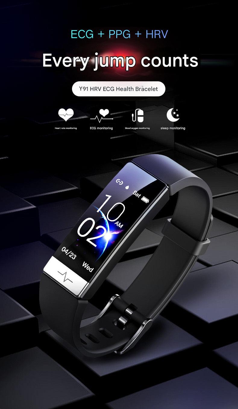 Y91 Smart Fitness Tracker in blue colour