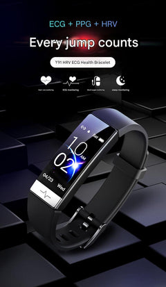 Y91 Smart Fitness Tracker in blue colour