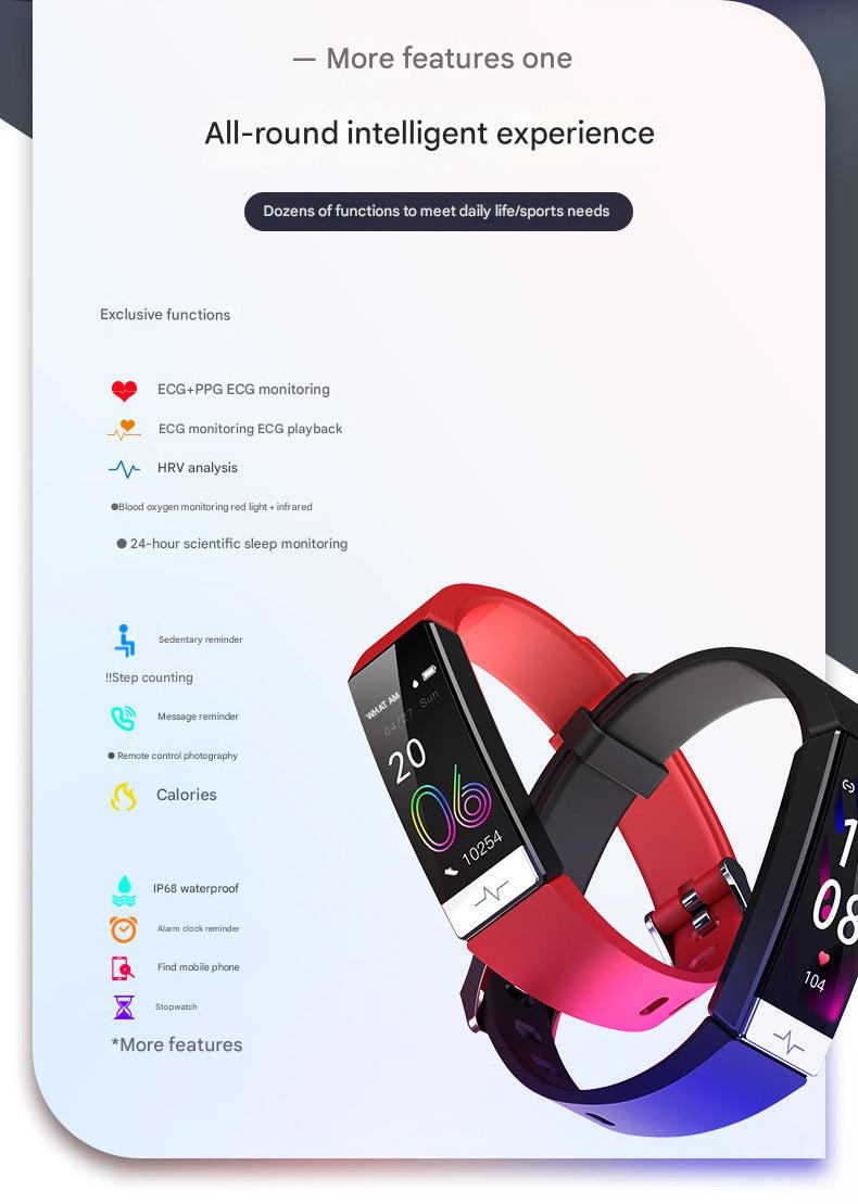 Heart rate display of Y91 fitness tracker