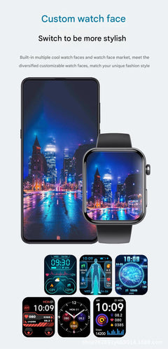 F300 smartwatch back view